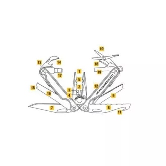 Leatherman Multitool CHARGE TTi PLUS argint Leatherman Multitool CHARGE TTi PLUS argint