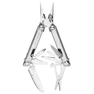 Multitool Leatherman FREE P2, argintiu 832638