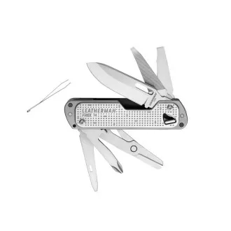 Cuțit de buzunar multifuncțional Leatherman Free T4 argintiu 832686 Cuțit de buzunar multifuncțional Leatherman Free T4 argintiu 832686