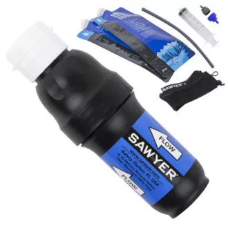 SAWYER Sistem de filtrare a apei de călătorie cu filtru de apă Squeeze Filter System