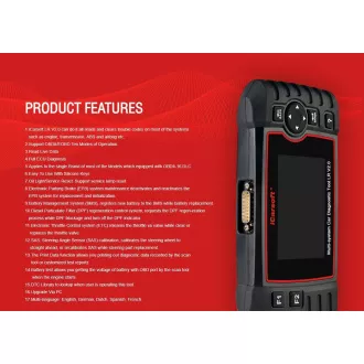 Diagnosticare iCarsoft LR V2.0 pentru LandRover / Jaguar