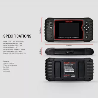 Diagnosticare iCarsoft VAWS V2.0 pentru Audi / VW / Seat / Skoda
