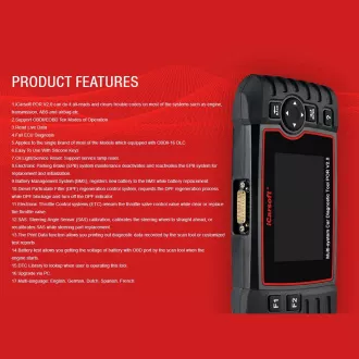 Diagnosticare iCarsoft POR V2.0 pentru Porsche / Cayenne