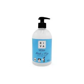 Sapun lichid Riva soft creme hibiscus and roses 500ml Sapun lichid Riva soft creme hibiscus and roses 500ml