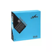 Servetele hartie INFIBRA 2vrs. 33x33cm turcoaz 50buc