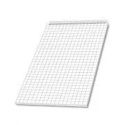 Bloc A4 cu spirală de sus pătrat 50 de coli