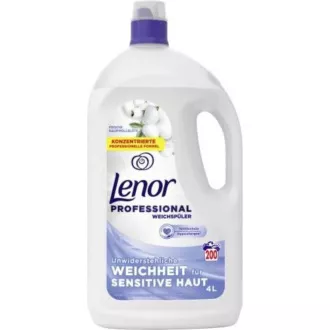 Balsam de rufe Lenor Professional Sensitive bumbac 200 spalari 4L