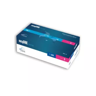 Mănuși de nitril. nepudr. easyCARE marimea S albastru 100buc