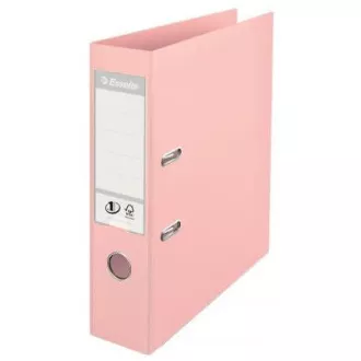 Binder A4 7,5 cm pârghie Rado Esselte Solea CP metal piersic. frunze