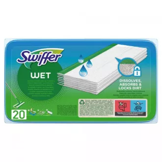 Șervețele pentru curățarea podelei pentru mop Swiffer Sweeper citrus fresh 20buc Șervețele pentru curățarea podelei pentru mop Swiffer Sweeper citrus fresh 20buc
