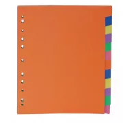 Separator A4 1-12 Carton colorat clasic