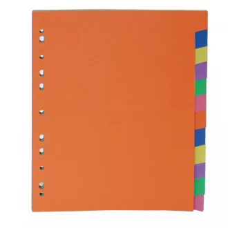 Separator A4 1-12 Carton colorat clasic
