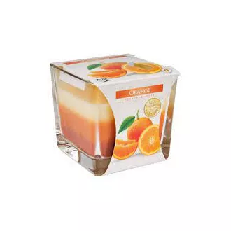 Lumanare parfumata in sticla Bispol Orange 170g Lumanare parfumata in sticla Bispol Orange 170g