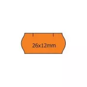Etichete Contact 26x12mm portocaliu