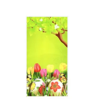 Punga PP 21x40cm Paște primăvară
