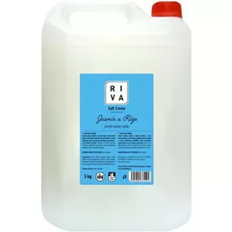 Săpun lichid Riva soft creme hibiscus și trandafir 5L Săpun lichid Riva soft creme hibiscus și trandafir 5L