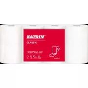 Hârtie de toaletă Katrin 2vrs alb 23,4m 200tears 8pcs / vânzare doar la pachet