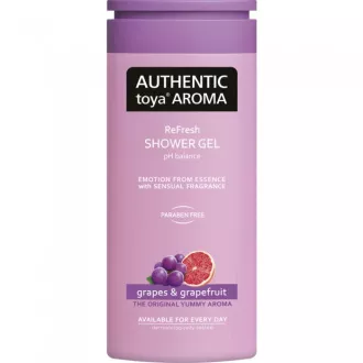 Gel de duș Authentic toya aroma Struguri și grapefruit 400ml Gel de duș Authentic toya aroma Struguri și grapefruit 400ml