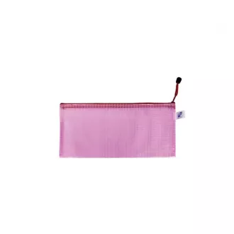 Zipped plic creion caz plic DL plasă roz Zipped plic creion caz plic DL plasă roz