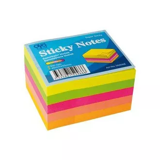 Pad autoadeziv 40x50mm 5 culori neon 5x60 coli Auro