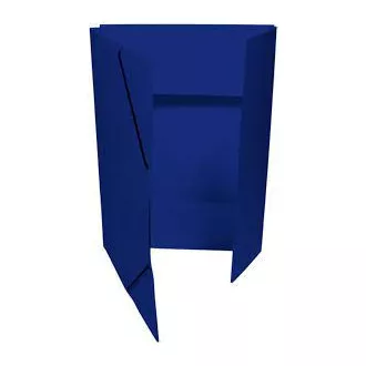 Dosar 253 A4 cu 3 clape cu bandă elastică albastru închis