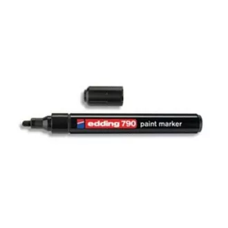 Marker Edding 790 negru cu vârf rulou 2-3mm