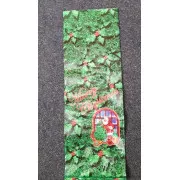 PP pliant pungă de Crăciun 24x48cm Mery Crăciun   Nicholas verde