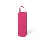 Geantă MFP pentru sticlă T12 kraft 12x36x9cm roz