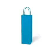 Pungă MFP pentru sticlă T12 kraft 12x36x9cm albastru