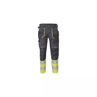 Pantaloni bărbați SHELDON HV DW antracit/galben 50
