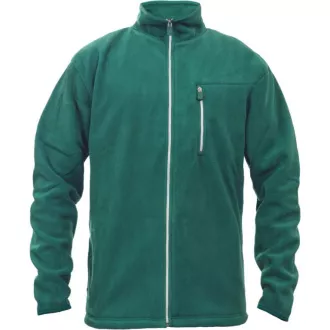 Jachetă din fleece KARELA verde închis L