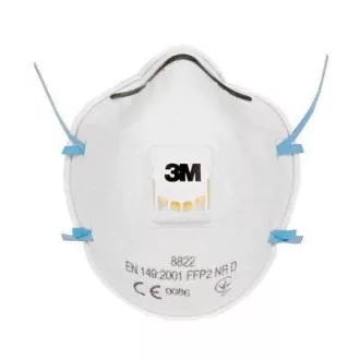 Mască de protecție respiratorie pentru particule 3M™ 8822 FFP2 cu valvă Mască de protecție respiratorie pentru particule 3M™ 8822 FFP2 cu valvă