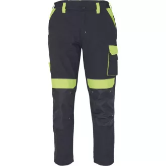Pantaloni pentru bărbați MAX VIVO negru/galben 60