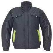 MAX VIVO jachetă pilot negru/galben S