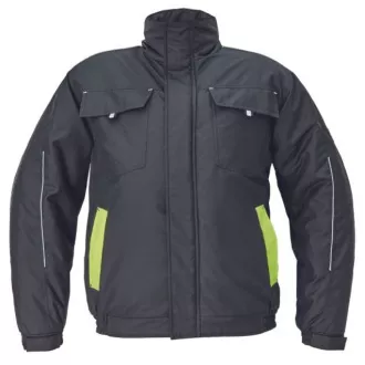 MAX VIVO jachetă pilot negru/galben XXL