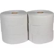 Hârtie igienică Jumbo 280mm Gigant L 2vrs. 65% albită rolă 260m 6buc / vânzare la pachet