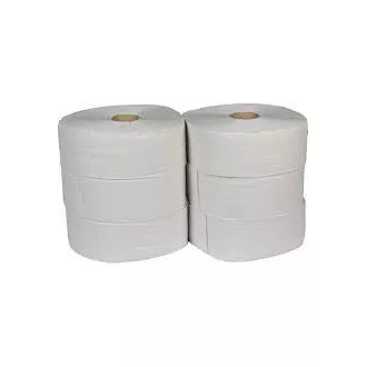 Hârtie igienică Jumbo 280mm Gigant L 2vrs. 65% albită rolă 260m 6buc / vânzare la pachet