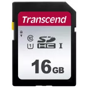 Card SDHC TRANSCEND 16GB 300S, UHS-I U1 (R: 95 / W: 45 MB / s)