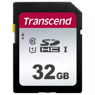 Card SDHC TRANSCEND 32GB 300S, UHS-I U1 (R: 95 / W: 45 MB / s)