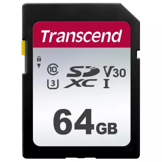 Card SDXC TRANSCEND 64GB 300S, UHS-I U3 V30 (R: 95 / W: 45 MB / s) Card SDXC TRANSCEND 64GB 300S, UHS-I U3 V30 (R: 95 / W: 45 MB / s)