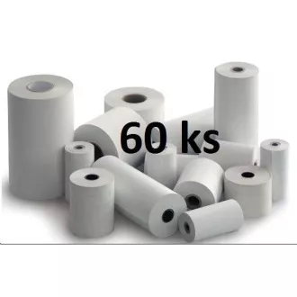 Rola de hârtie bandă de hârtie TERMO, 80/70/12 (62m) - 60 buc