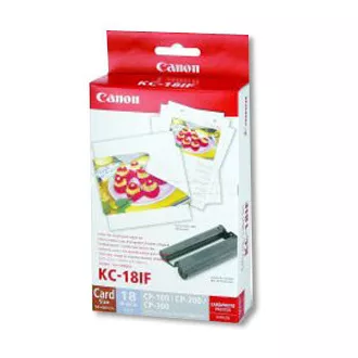 Canon KC18IF 54x86 18pcs autocolant pentru imprimantă termică de sublimare