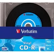 VERBATIM CD-R (pachet de 10) Slim / Vinil / DLP / 52x / 700MB
