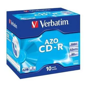 VERBATIM CD-R (pachet de 10) Bijuterie / Cristal / DLP / 52x / 700MB