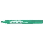 Marker Centropen 8560 pentru Flipchart vârf cu pană verde 1-4,6 mm