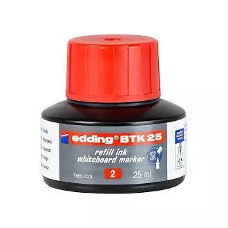 Edding BTK25 cerneală roșie 25 ml pentru markere pentru tablă albă Edding BTK25 cerneală roșie 25 ml pentru markere pentru tablă albă