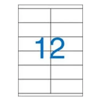 Etichete 105x48mm 2 rânduri 12 etichete pe coală 100 coli Victoria Etichete 105x48mm 2 rânduri 12 etichete pe coală 100 coli Victoria