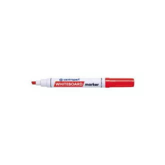 Marcator Centropen 8569 pe tablă albă vârf roșu cu pană 1-4,5 mm Marcator Centropen 8569 pe tablă albă vârf roșu cu pană 1-4,5 mm