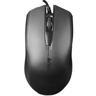 A4tech OP-760 Black, mouse, 1 rotiță, 3 butoane, USB, negru