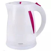 Fierbător electric ORAVA VK-3117 R, 2000 W, 1,7 l, oprire automată, roz / alb